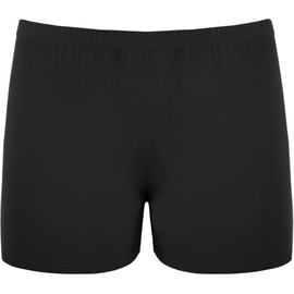 WearAll New Ladies Stretch Shorts Womens Hot Pants Black 12/14
