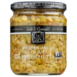 Sable and Rosenfeld Mediterranean Olive Bruschetta, 16 Ounce (Pack of 2)