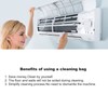 Air Conditioner Cleaning Cover Kit Wall Mounted Air Conditioner Waterproof