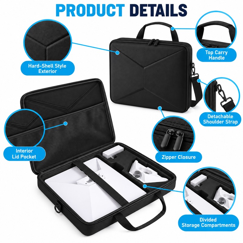 Starlink Mini Hard Carrying Case for Travel and Storage –