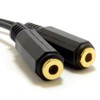 kenable 3.5mm Right Angle Stereo Jack Audio Splitter Adapter Cable
