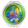 Feng Shui 3 Cells Abundance Pill Boxes Portable Mirror with