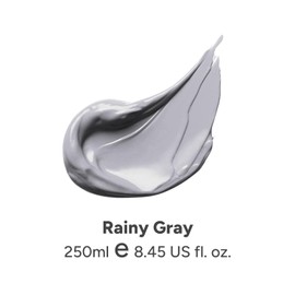 JusArt Gray Acrylic Paint,Rainy Gray Paint Tubes（250ml /8.45 oz, Non-Toxic & Rich Pigment Craft Paints for Canvas Painting, Wood, Fabric, Stone, Ceramics, Art Supplies for Artists, Adults, Kids