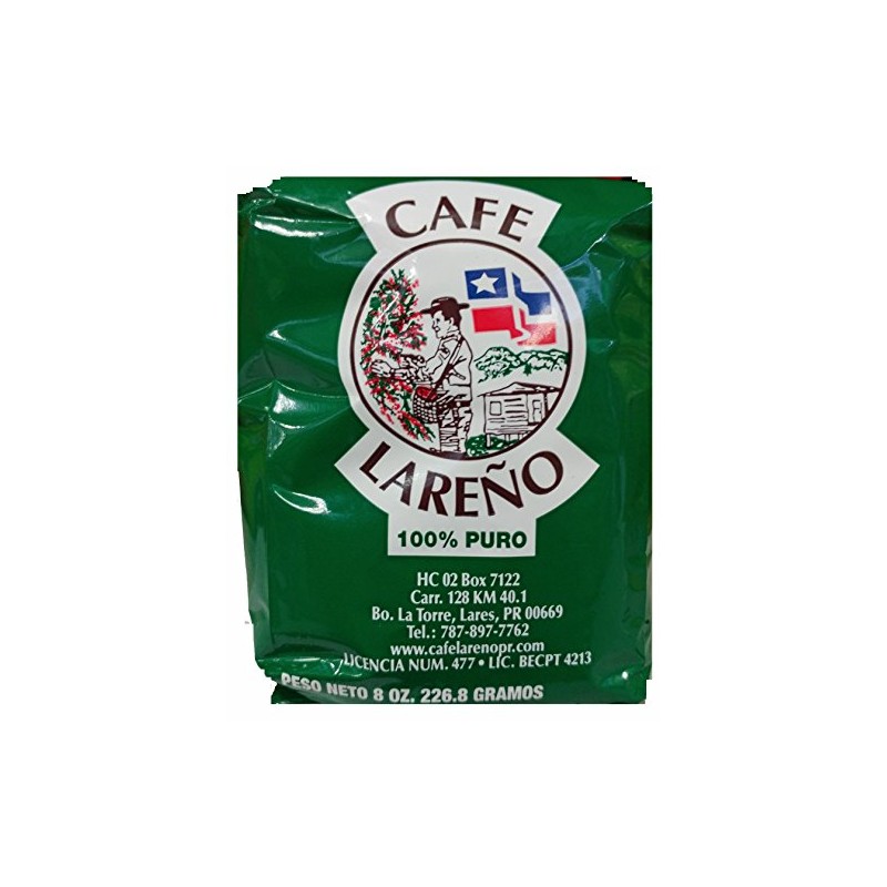 Cafe Lareno Puerto Rican Coffee 8 Ounce Bag