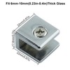 Glass Shelf Bracket Glass Clamp Holder Adjustable Clamp Shelf Clip