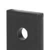 10PCS Flat Tie Plate Aluminum Alloy 2 Holes Rustproof Anti