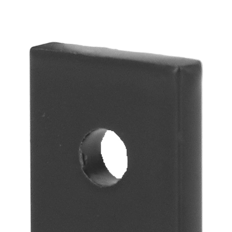 10PCS Flat Tie Plate Aluminum Alloy 2 Holes Rustproof Anti