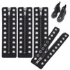 PH PandaHall 2 Pairs Leather Lace-in Boot Zipper Inserts, 6.9