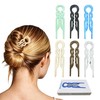 French U-Shaped Hair Pins - Double-Layer Wavy Lock Hair Clips(6pcs)