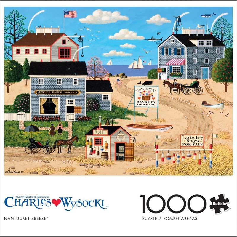 Buffalo Games - Charles Wysocki - Nantucket Breeze - 1000