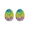 Cute Acrylic Easter Rabbit Stud Earrings Colorful Holiday Easter Bunny