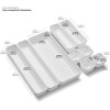 Smartmade Set 9 Organizador Escritorio Cajon Oficina Cocina Cosmeticos