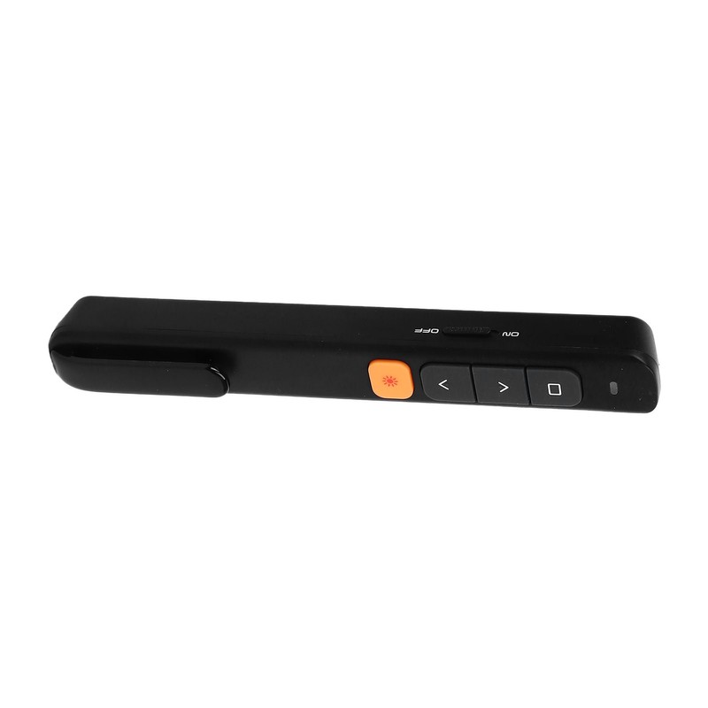 Laser Pointer Black USB Receiver Plug and Play Rechargeable Presentation