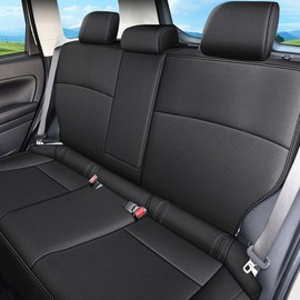 IKABEVEM Car Seat Cover for Subaru Outback Seat Covers 2020 2021 2022 2023 2024 2025 Accessories - Full Set Black Car Seat Protector