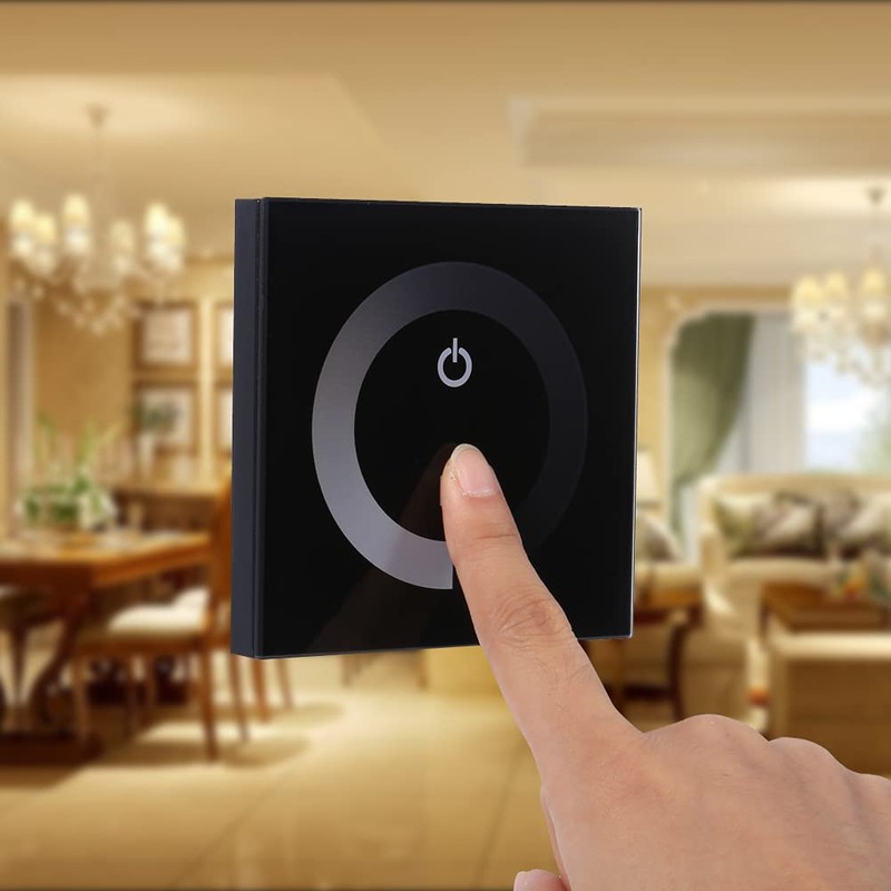 Single Color Touch Panel Dimmer Wall Switch Controller LED Light