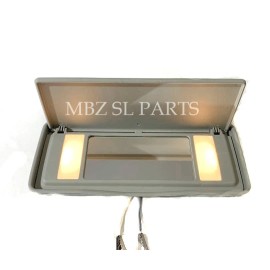 MBZ SL NEW Lighted GRAY Sun Visor Vanity Mirror MBZ R107 560SL W123 W126 560SE,SEC