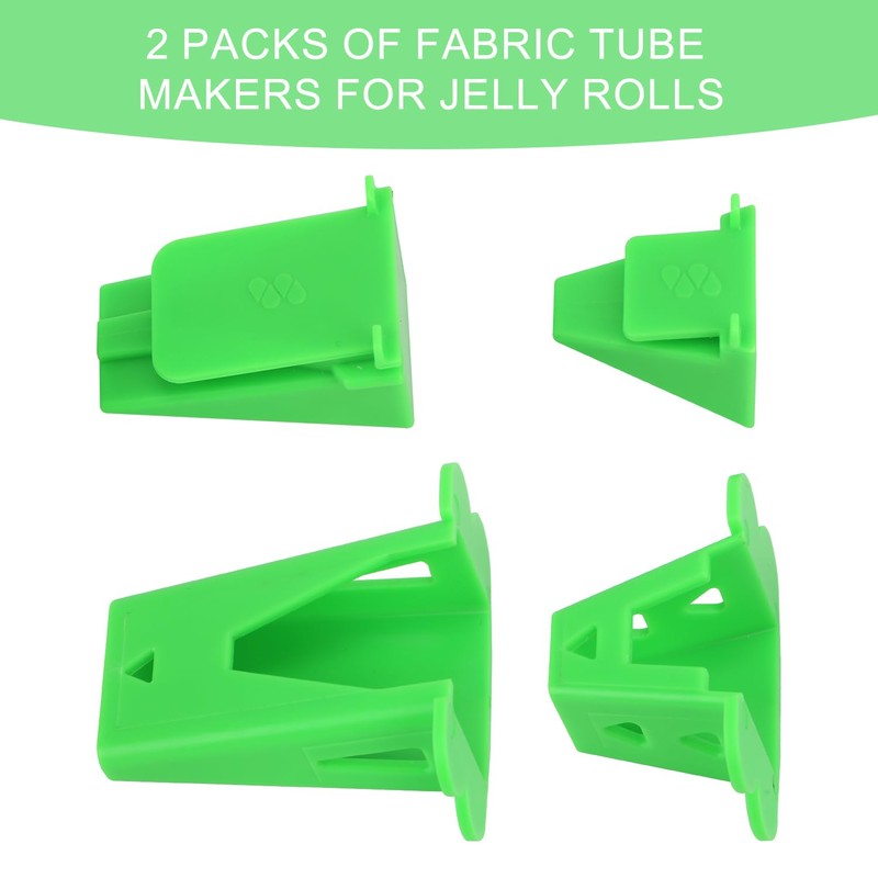 2pz Fabric Roll Tube Maker, Strumento Pieghevole per Creare Rotoli