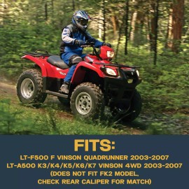 Traild Suzuki Vinson Quadrunner LTF/LTA 500 2003-2007 Ceramic Brake Pad Set