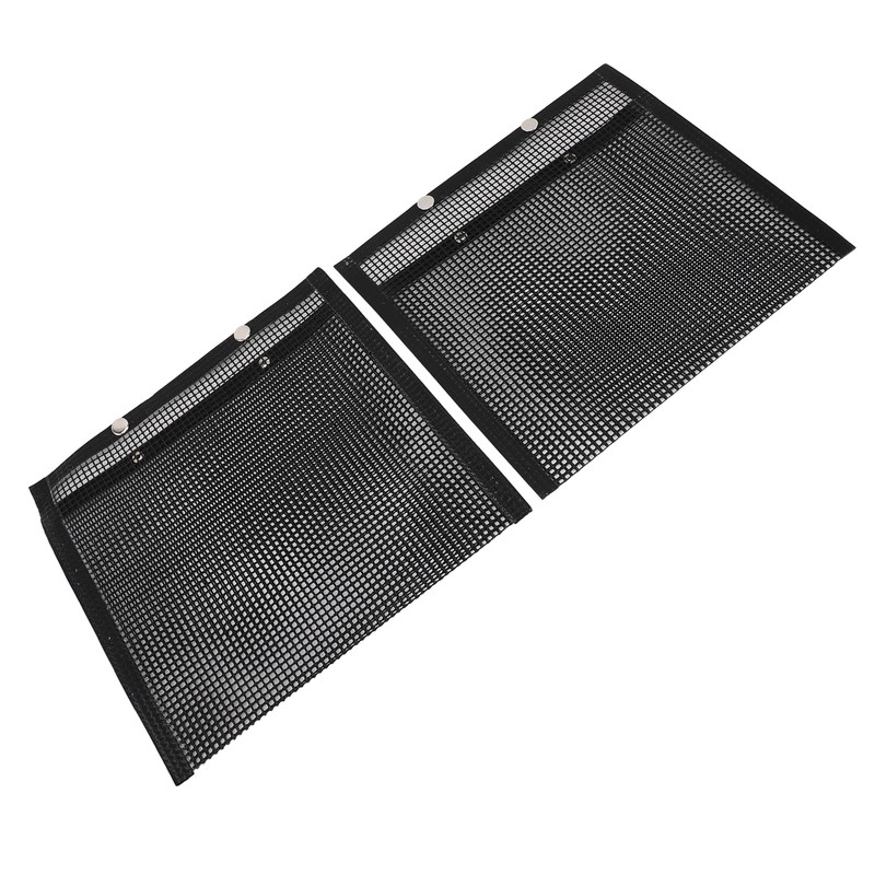 2 Pcs BBQ Mesh Grill Bags Reusable Glass Fibre Heat