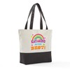 CafePress Kayaking Is The Best Canvas Tote Top Zipper Closure