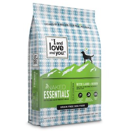 "I and love and you" Naked Essentials Dry Dog Food - Natural Grain Free Kibble, Lamb + Bison, 23-Pound Bag