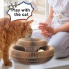 Magic Organ Cat Toy,Cat Scratcher for Grinding ClawCardboard Cat Toys,Interactive