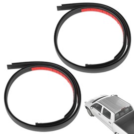 Kit de 2 piezas de juntas de goma para molduras de goteo de techo compatible con Toyota Tacoma Double CAB 2016-2023 Kit de tiras de goma lateral izquierdo y derecho de repuesto para 75552-04080 75551
