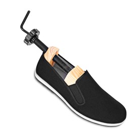 AioTio Natural Wood Two Way Shoe Stretcher Shoe Tree - Set of 2, Unisex, 5.5/7 UK, Medium Width, 36.0 cm x 14.0 cm