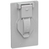 BELL 5155-0 Weatherproof Device Cover, Gray, Hubbell
