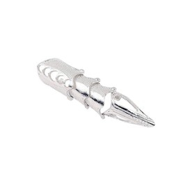 Zerama Stylish Women's Rings, Men Punk Gothic Alloy Ring, Gripper, Spike, Armour, Knuckles, Connection, Full Finger Ring