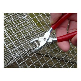 Mini hog ring ringer pliers cages fencing packaging upholstery dolls automotive