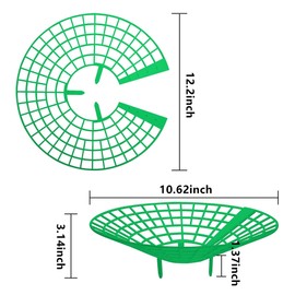 codree 10 Pack Strawberry Plant Supports, Strawberry Plant Stand with 3 Sturdy Legs, Strawberry Growing Racks, Strawberry Growing Frame, Protecting Strawberry Plants from Mold, Rot and Dirt, Green