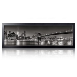 Annecy 13.5x40 Picture Frame Black（1 Pack）, Panoramic Picture Frame for Wall Decoration, Classic Black Minimalist Style Suitable for Decorating Houses, Offices, Hotels