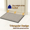 NABOWAN 38" Weighted Under Door Draft Stopper -Triangular Door Draft