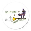 CafePress New Driver 5.5" Round Car Magnet Magnetic Bumper Display