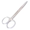 SANDBROS® - Quality Nursing Blunt/Sharp Dressing Scissors Brushed Stainless Steel