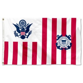 Fyon Maritime banner Ensign of the Coast Guard flag 2x3ft