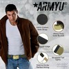 Army Universe 100% Cotton Canvas Military Web Belt 54" (White