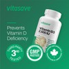 Vitasave Vitamin D3 2500 IU | High-Potency Immune Support, Bone