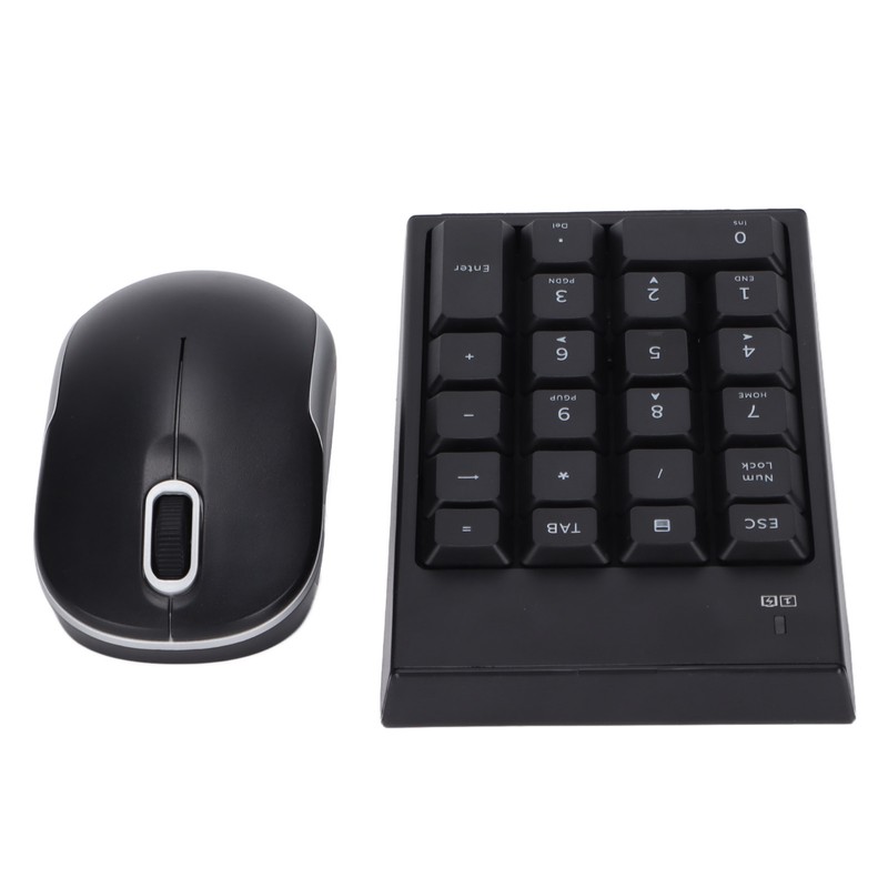 Numeric Keyboard Mouse Set MC‑61CB Wireless 2.4g Portable Silent Keypad
