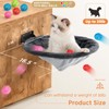 JUNSPOW Cat Hammock Wall Mounted, Foldable & Stable Cat Beds-