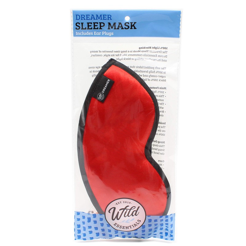 Wild Essentials Dreamer Sleep Masks (Sunset Red)