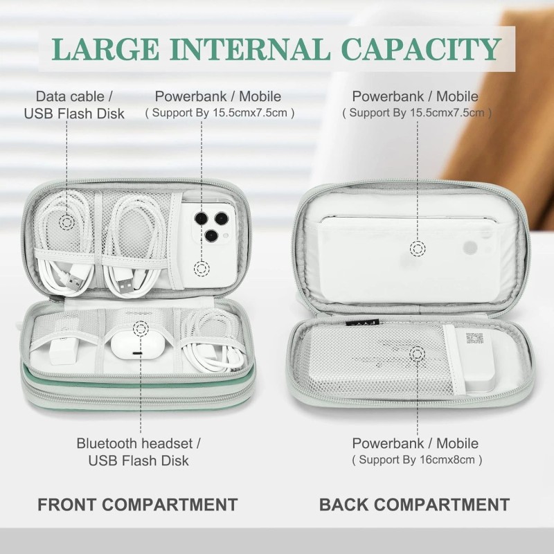 FYY Electronic Organizer, Travel Cable Organizer Bag Pouch Electronic Accessories