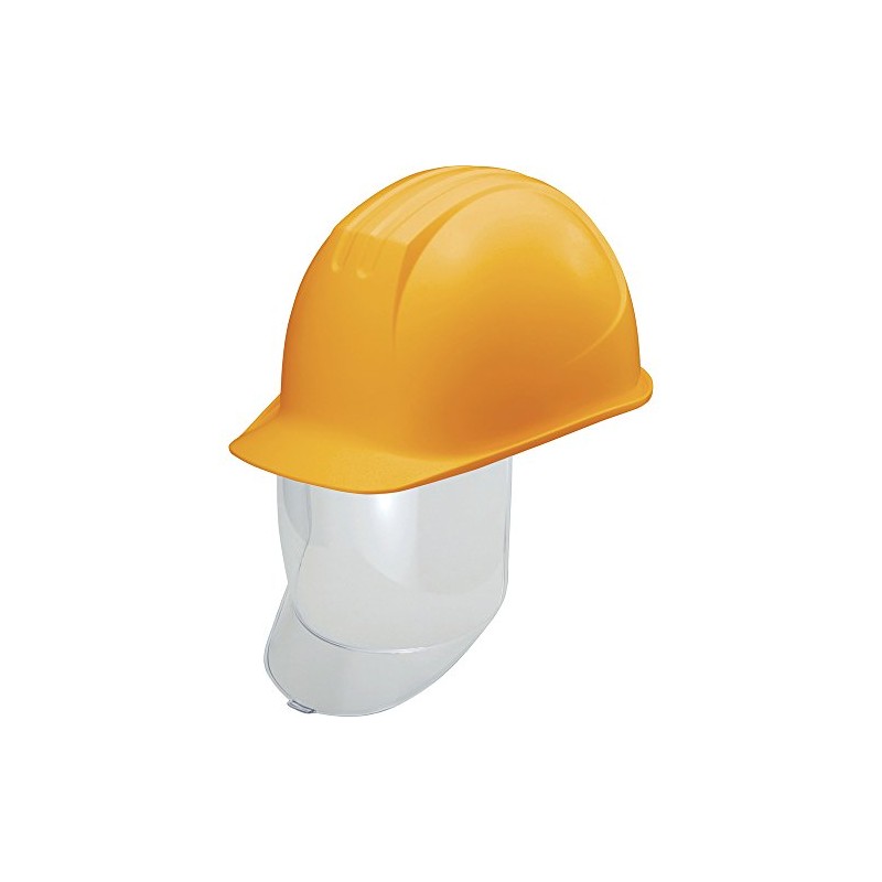 Tanizawa 0162-SD-Y2-J Large Shield Surface Helmet with Fluted Yellow
