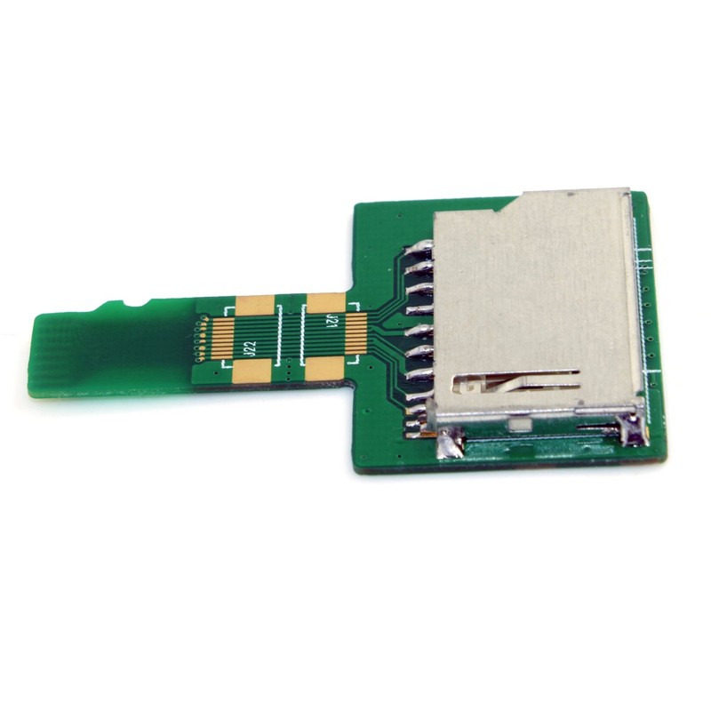 Cablecc SD Card Socket Female to Micro-SD TF Male Memory