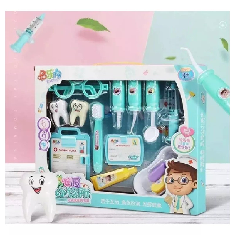 KFMX Set Médico Dental De Juguete Doctor Dentista Accesorios