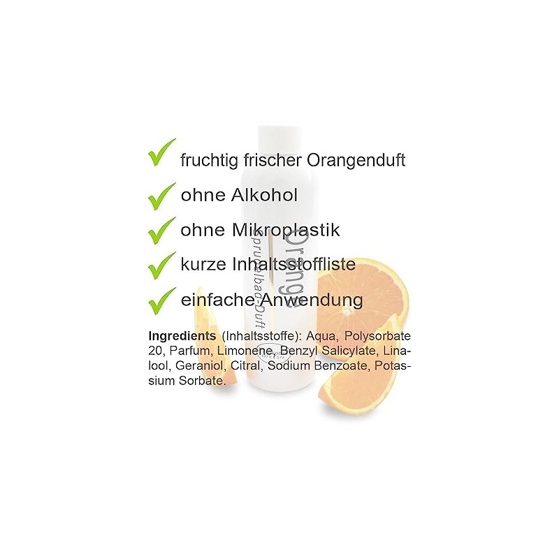 Whirlpool Bath Additive Orange Bubble Bath Fragrance Concentrate 230 ml