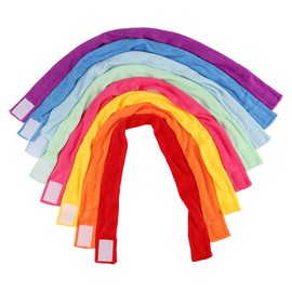 Sallurna 8 Pack Fabric Chewy Necklaces, Terry Cloth Chew Necklace for Autism Girls and Boys, ADHD Toddler, Teens, Adults