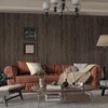 24x354inch Extra Wide Walnut Wood Wallpaper Peel and Stick Dark