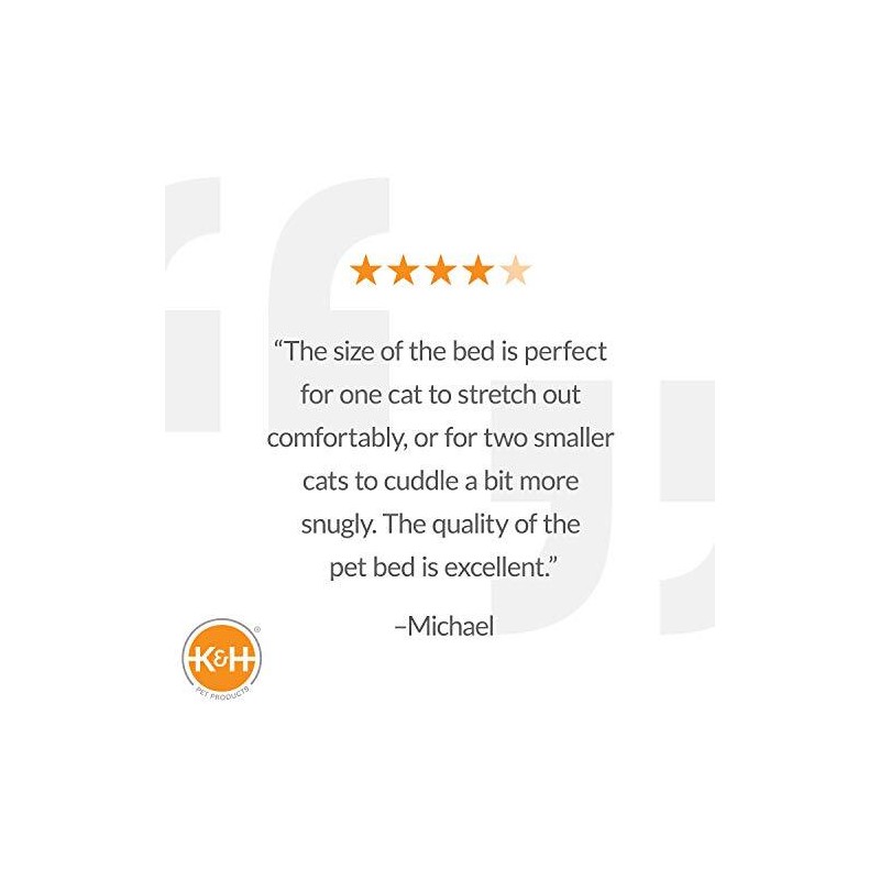 K&H Self-Warming Lounge Sleeper Small Sage/Tan 16" x 20"